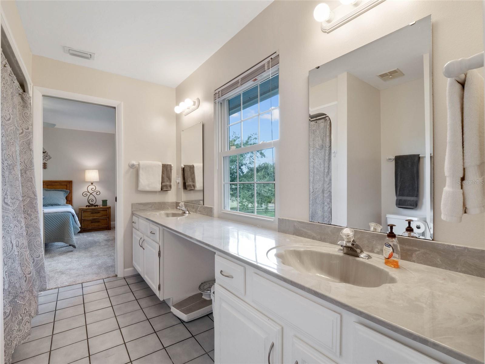 Jack and Jill bathroom