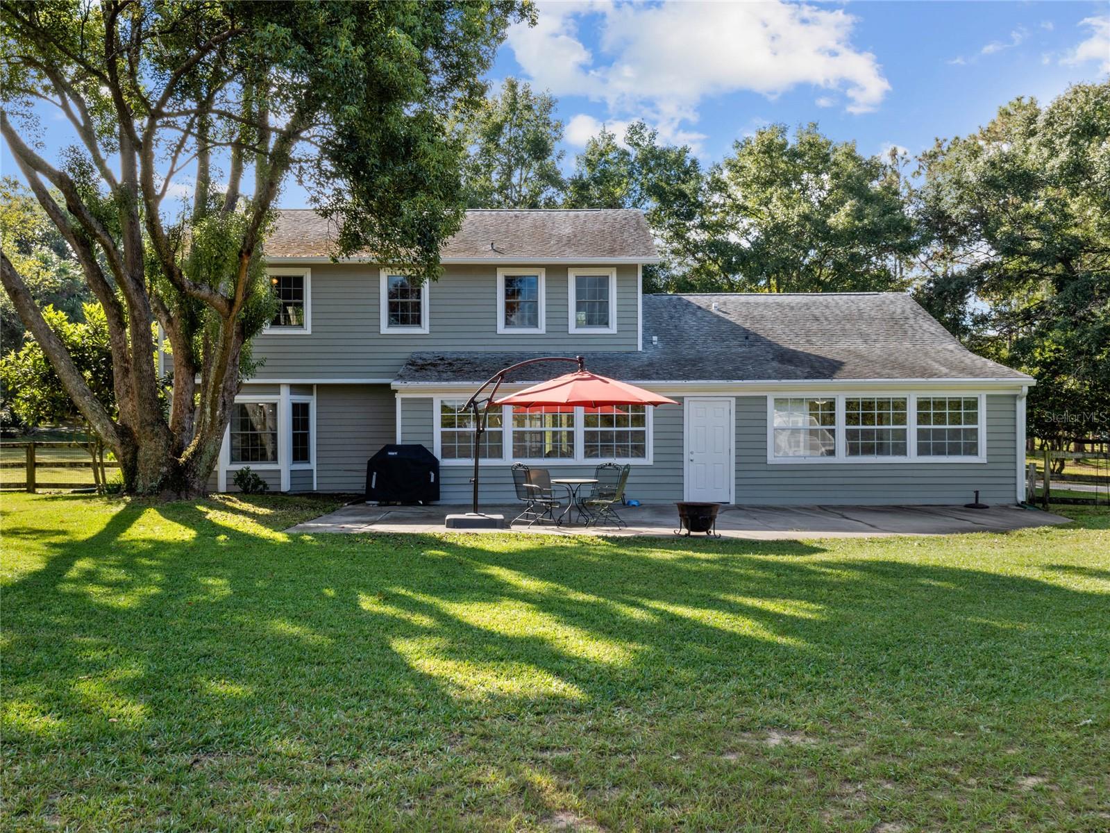 Back of the home