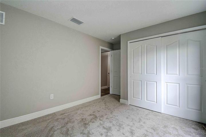 Additional view of 4th bedroom with closet.
