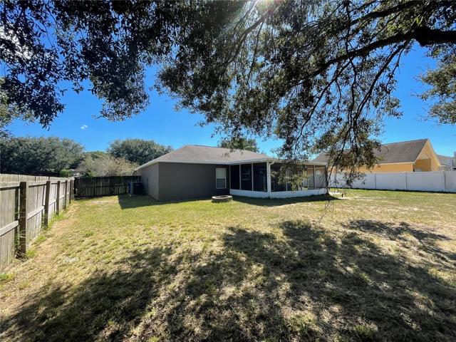 Rear of property