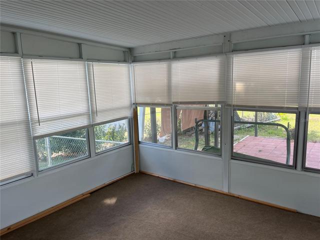 Florida Room looks at backyard