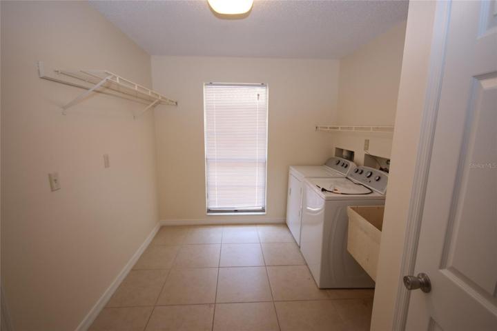 Inside laundry room