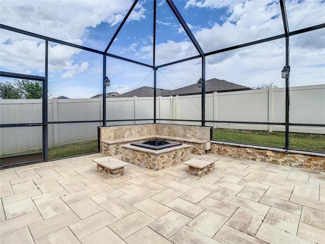 Outdoor Fire Pit area