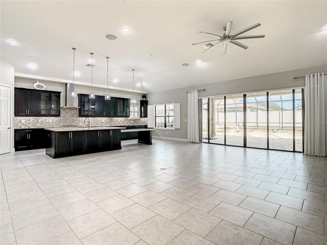 Grand Room open w/ Gourmet Kitchen