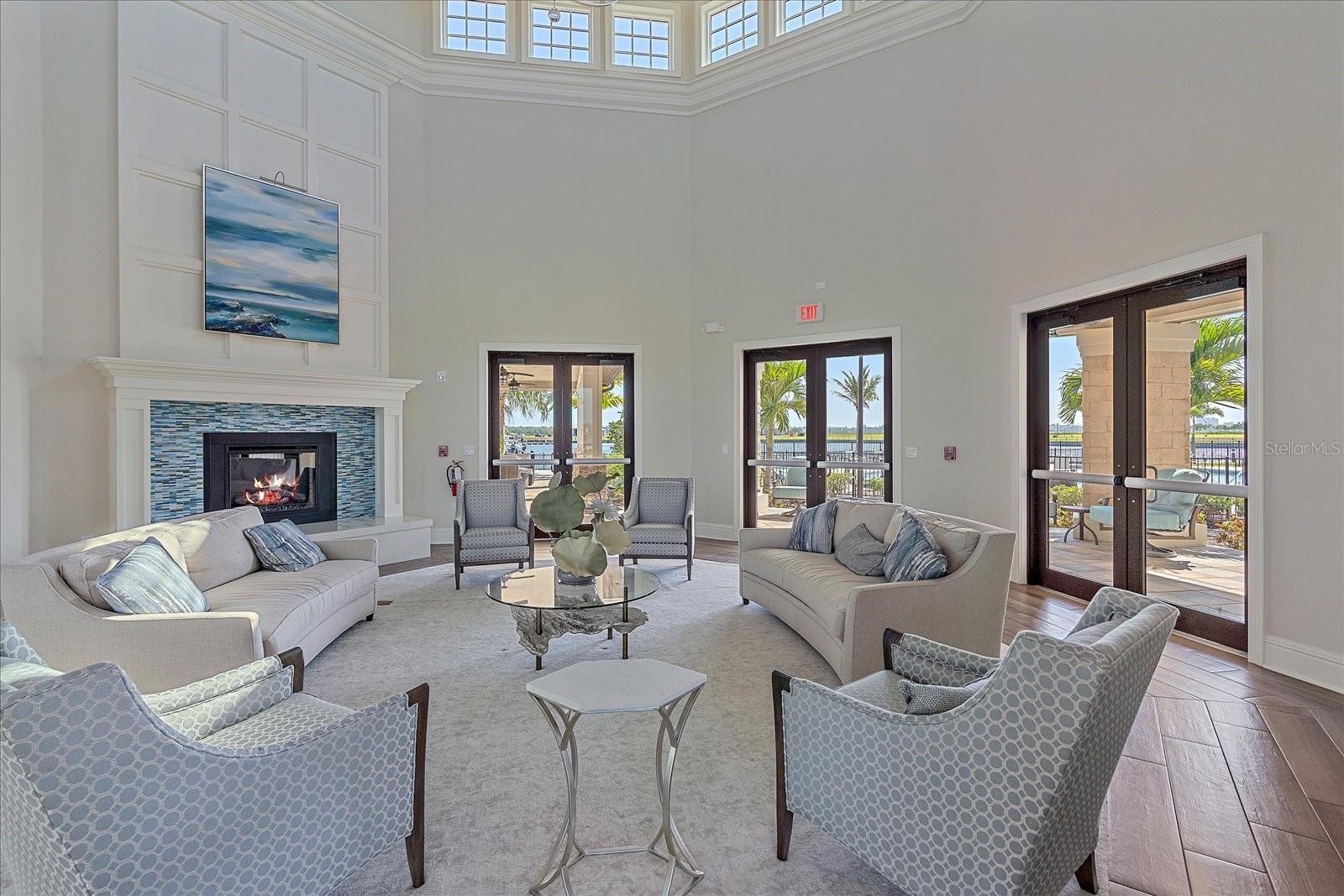 Clubhouse sitting area