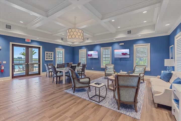 Clubhouse dining area