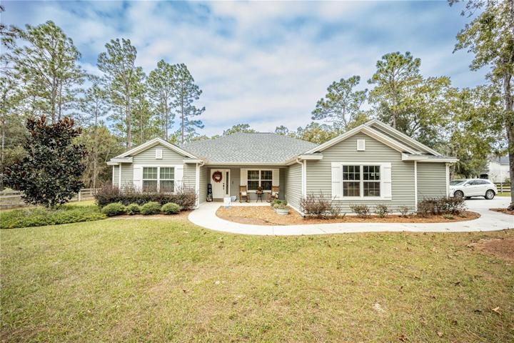 Front View of Home on a Sprawling 1.09 Acre Lot!