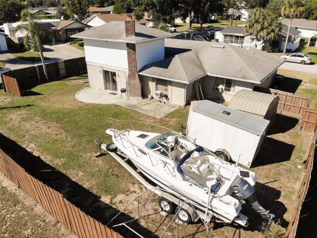 PRIVACY FENCED backyard big enough for a boat or RV