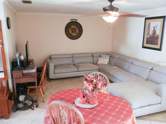 LIVING ROOM has plenty of room