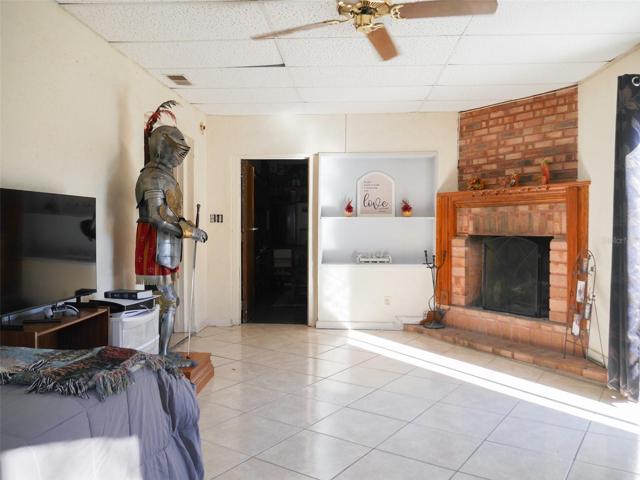 FAMILY ROOM with fireplace