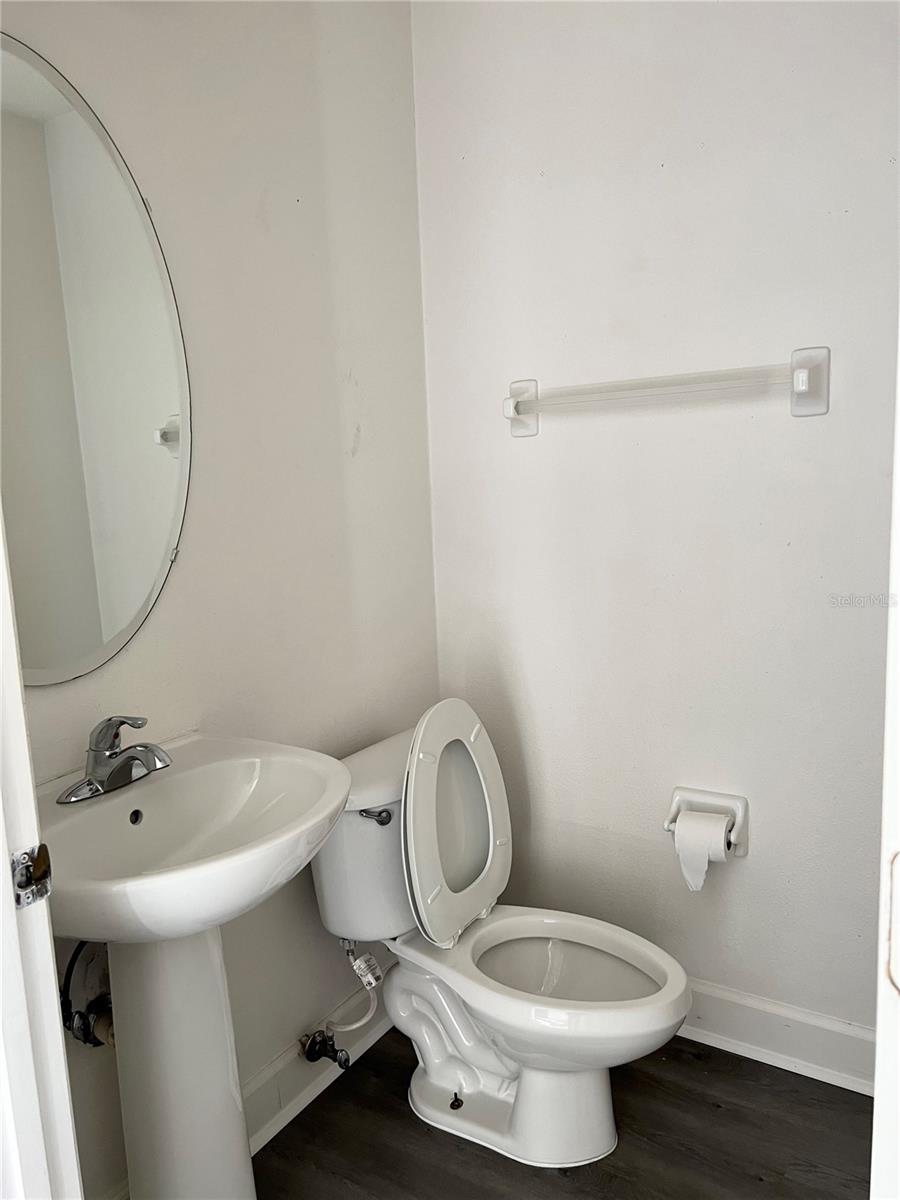 Powder room/half bathroom