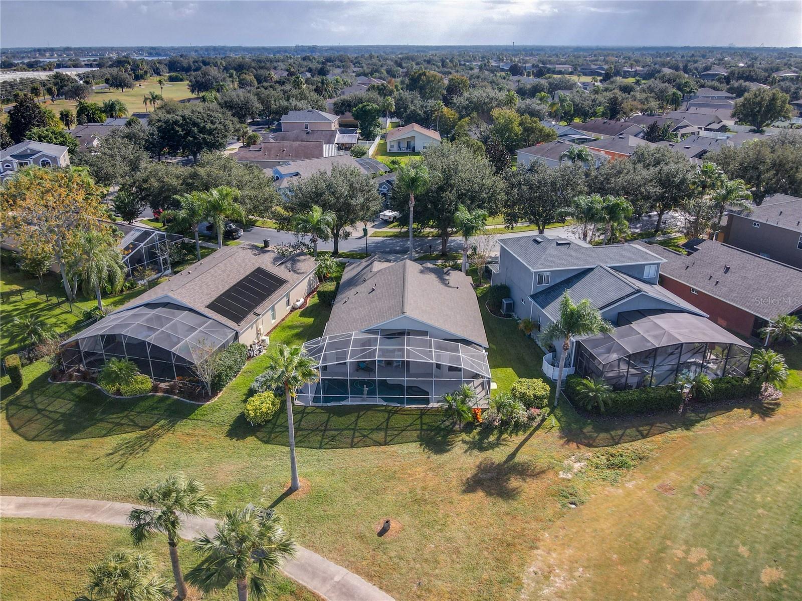 Lots of space between homes