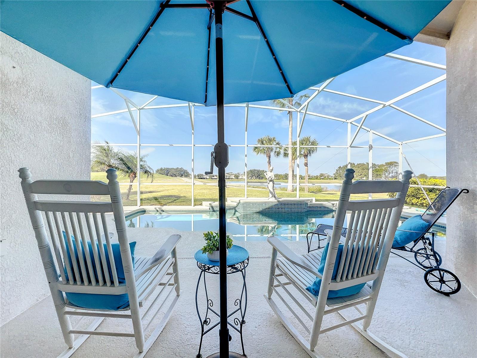 Covered patios area for entertaining