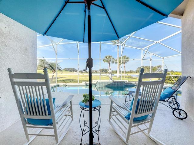 Covered patios area for entertaining
