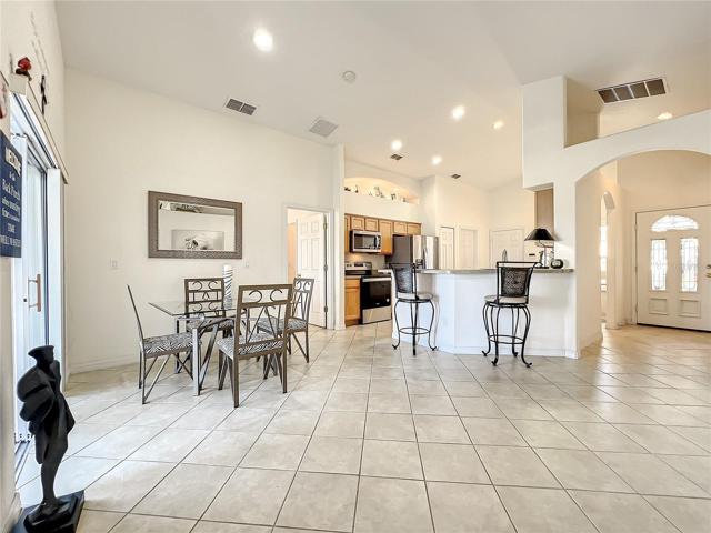 Great room open to kitchen