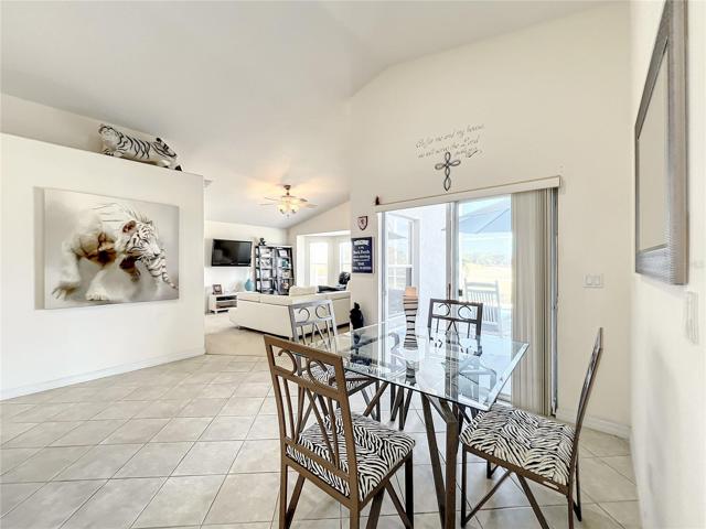 Ceramic tile flooring