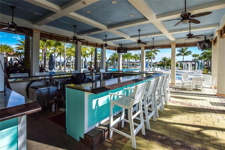 Tiki Bar By The Pool