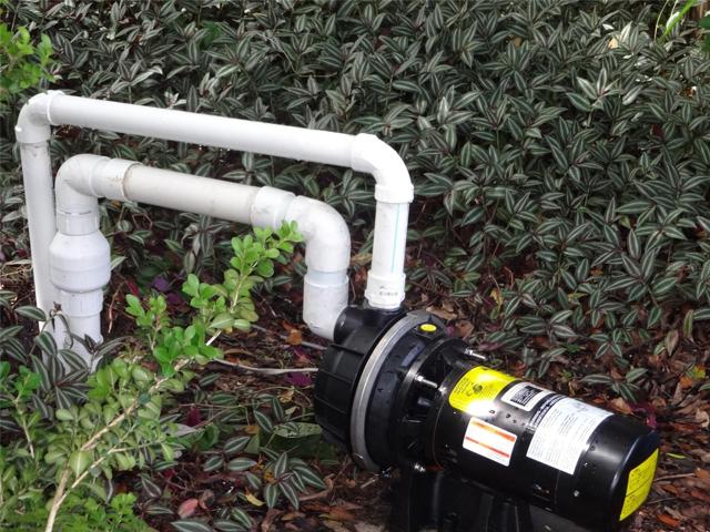 new sprinkler pump