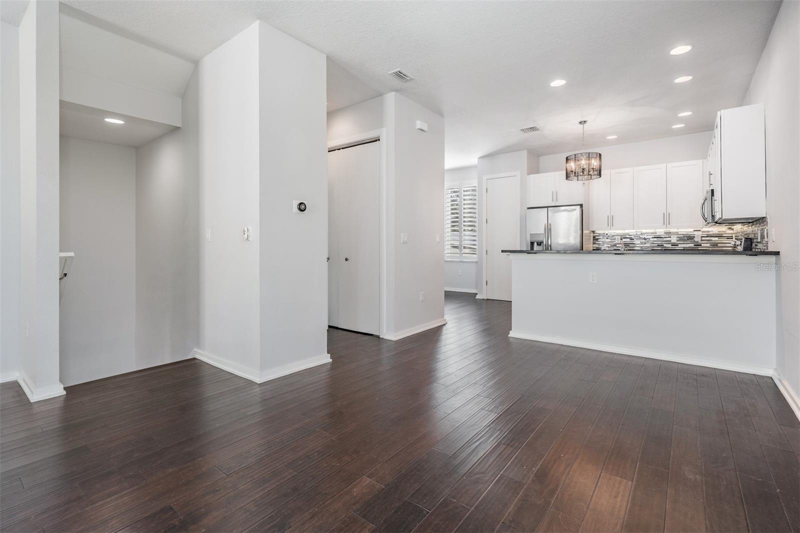 Second Floor - Family Room, Kitchen, Dining, Guest Bath and Laundry