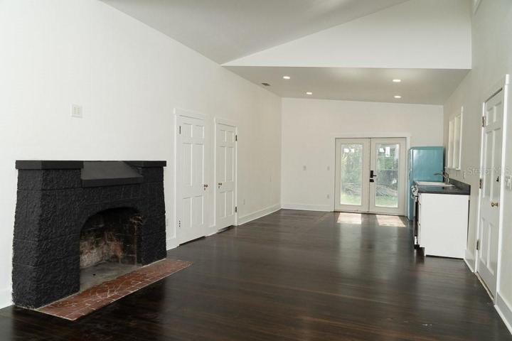 Fireplace/greatroom/kitchen