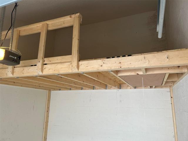 Loft Storage in Garage