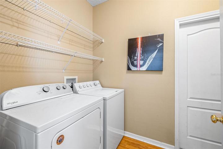 Laundry Room with Gas Dryer
