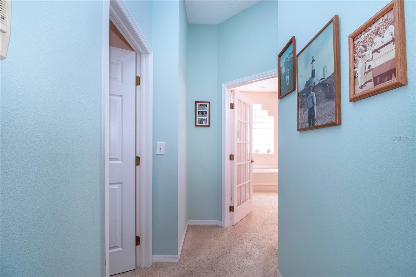 Ensuite hallway to master bathroom