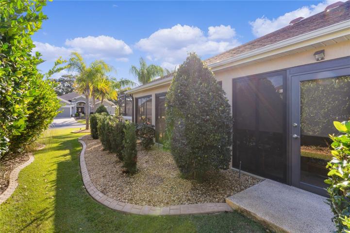 Enclosed lanai/rear door/privacy landscape