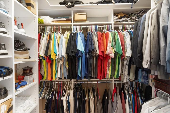 His master closet