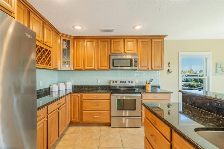 Wood cabinets