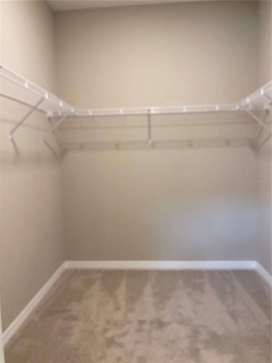 Huge walk in Closet Master Bedroom
