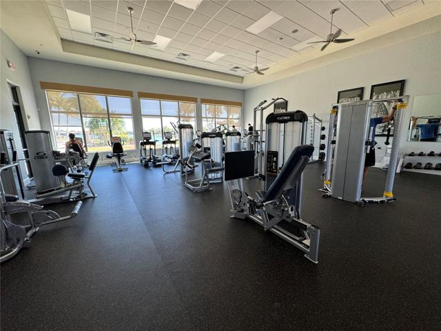 Community Gym with high tech equipment