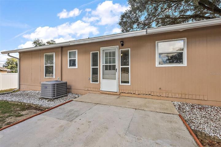 Back of Home with Patio