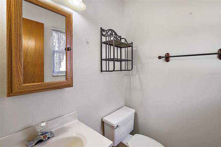 Half Bath Located Off Master Bedroom