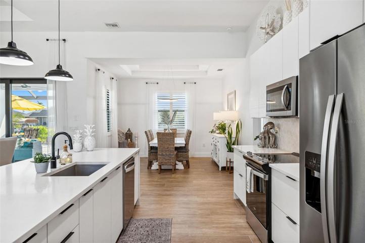 View of Kitchen and dining area