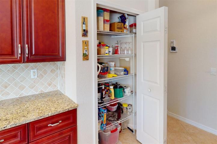 Pantry area off the kitchen