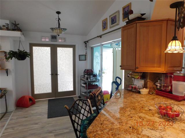 French doors to potential in-law suite
