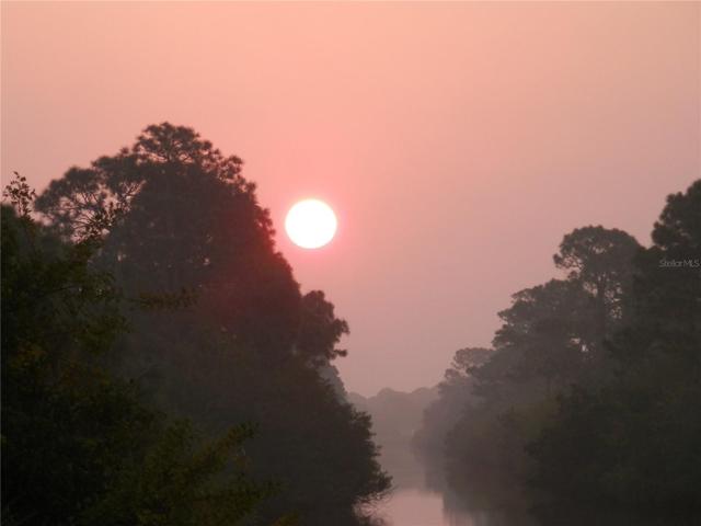 morning sunrise over the water