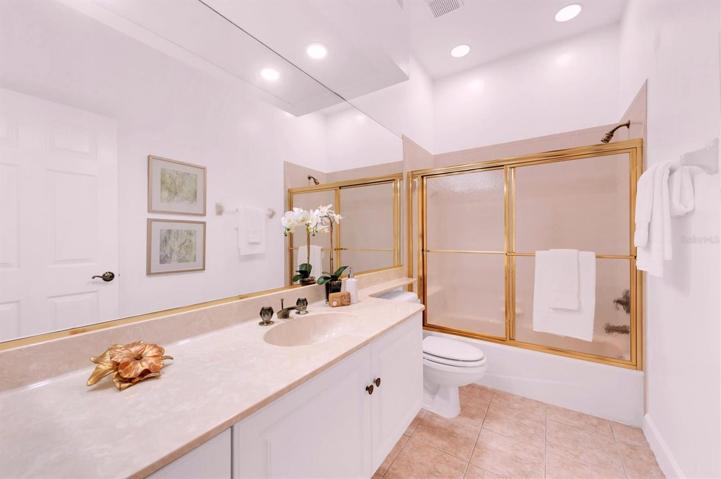 Second bath located right off the hallway!