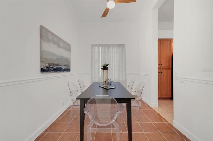 Located next to the kitchen for your convenience.