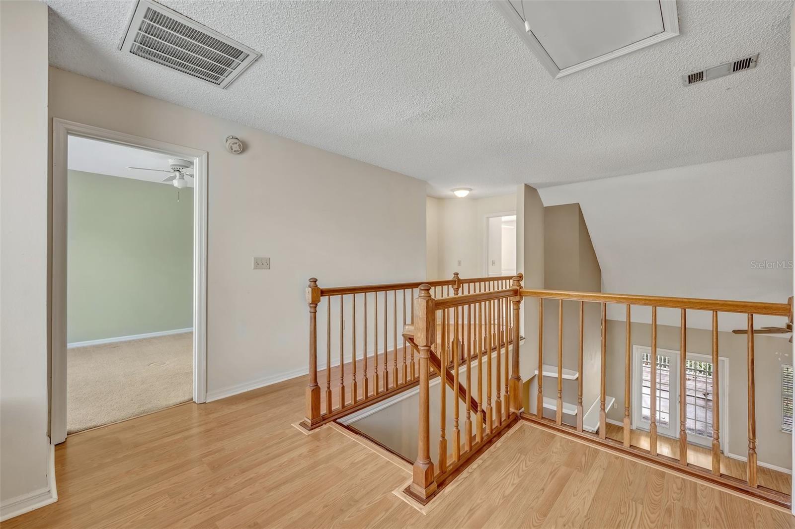 Second floor landing.