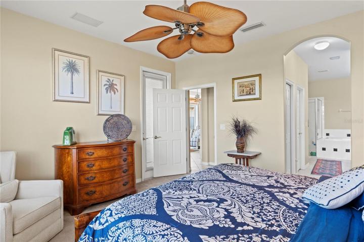 Primary Bedroom Suite from Great room - door to lanai