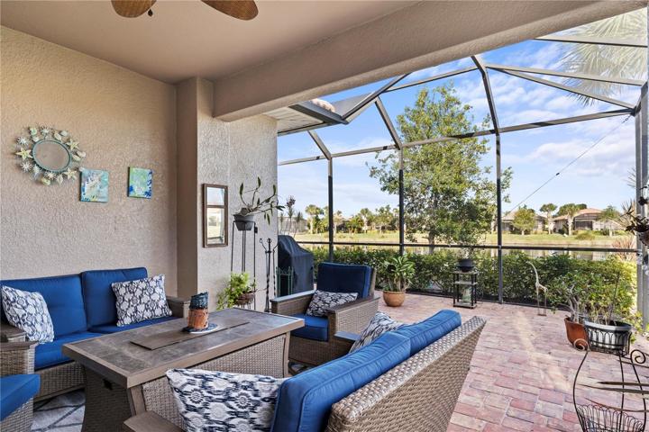 Lanai covered area view