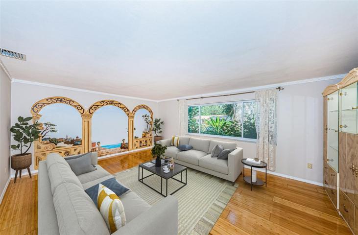 Virtually Staged Living Room