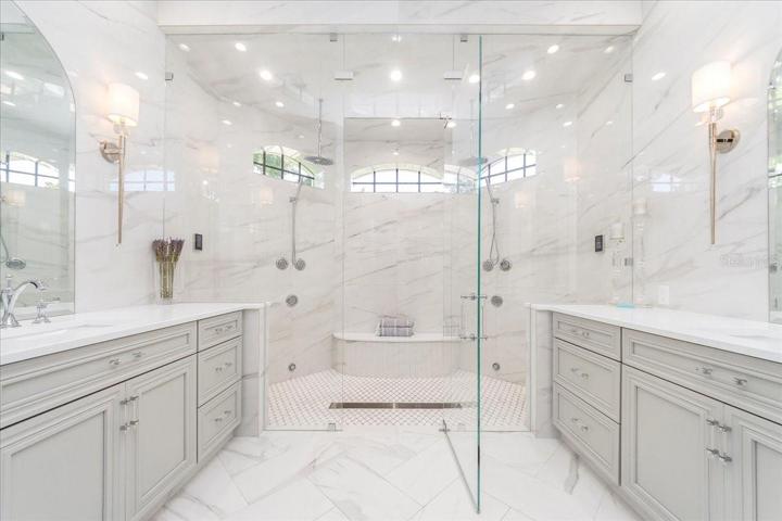 LUXURIOUS MASTER BATH HAS IT ALL!!!