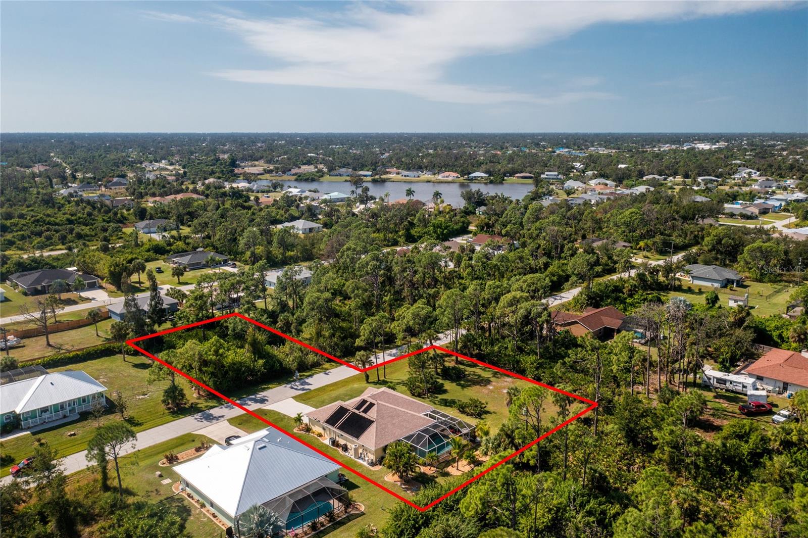 The Vacant Lot that is being offered for $20K, sits across the street from the home that is for sale that sits on a double lot. The whole parcel is owned by the same seller. If you were to purchase all three lots which includes the house the price is under $500K