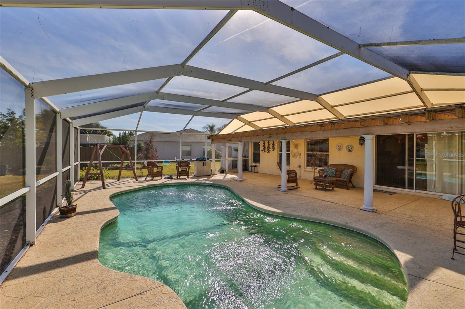 Pool area