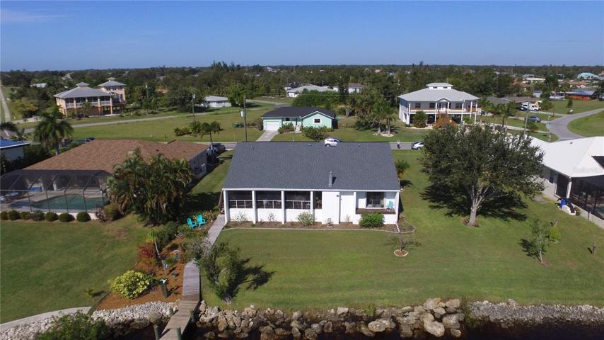Rear view of home