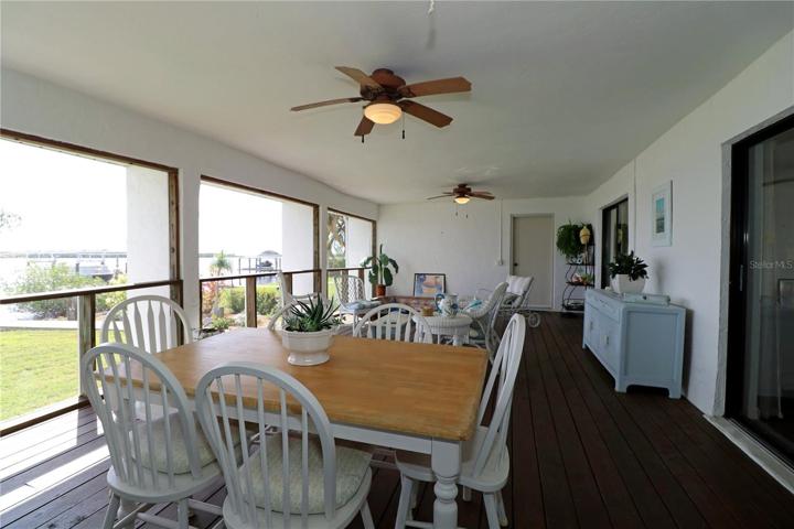Covered and screened lanai
