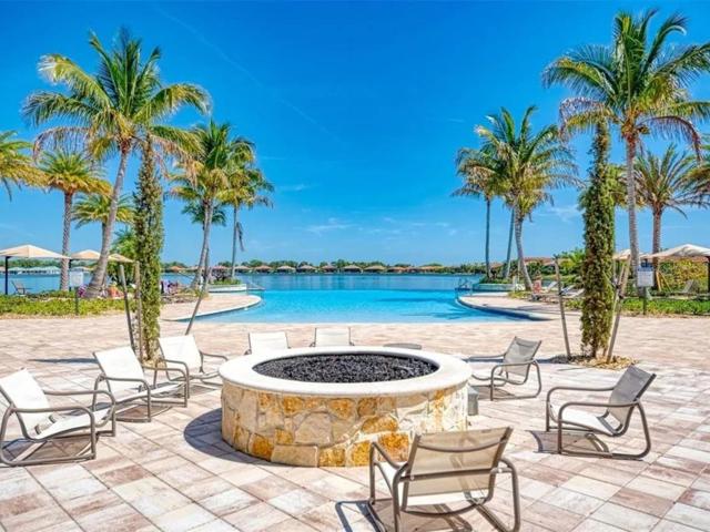 Poolside Fire Pit